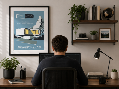House of the Future LE Serigraph Print