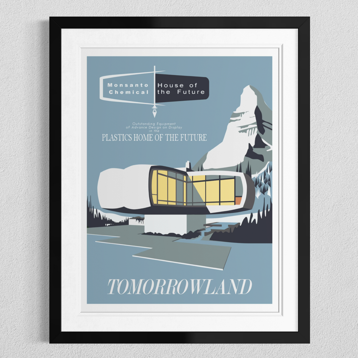 House of the Future LE Serigraph Print